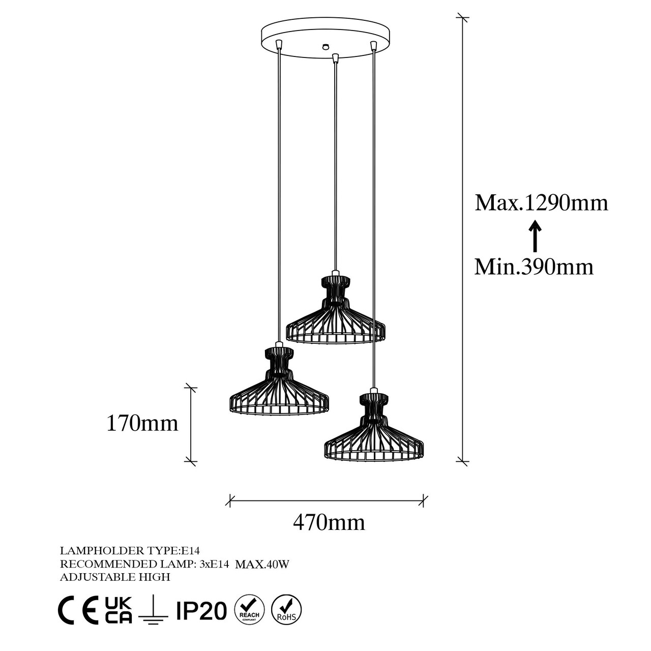 Lustra, Fulgor, 942FLG1441, Metal, Auriu