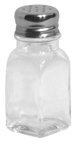 Solnita / pipernita, domotti, 4x9.5 cm, sticla, transparent