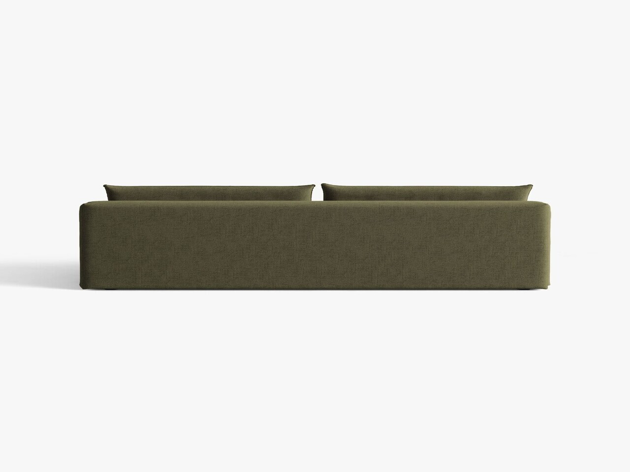 Canapea extensibila 3 locuri, Hena, Micadoni Home, 205x112x85 cm, tesatura structurata, verde — imaginea 6