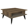 Masuta de cafea, Tera Home, Logan, 72x38.2x72 cm, PAL, Maro