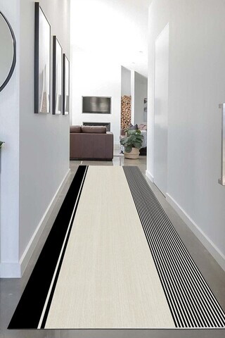 Covor, YOLLUK-000024-018, 160x200 cm, Poliester, Alb