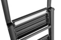 Scara pliabila cu sistem antiderapant Compact, Wenko, 45.5x43.5x84.5 cm, aluminiu/cauciuc, negru/gri