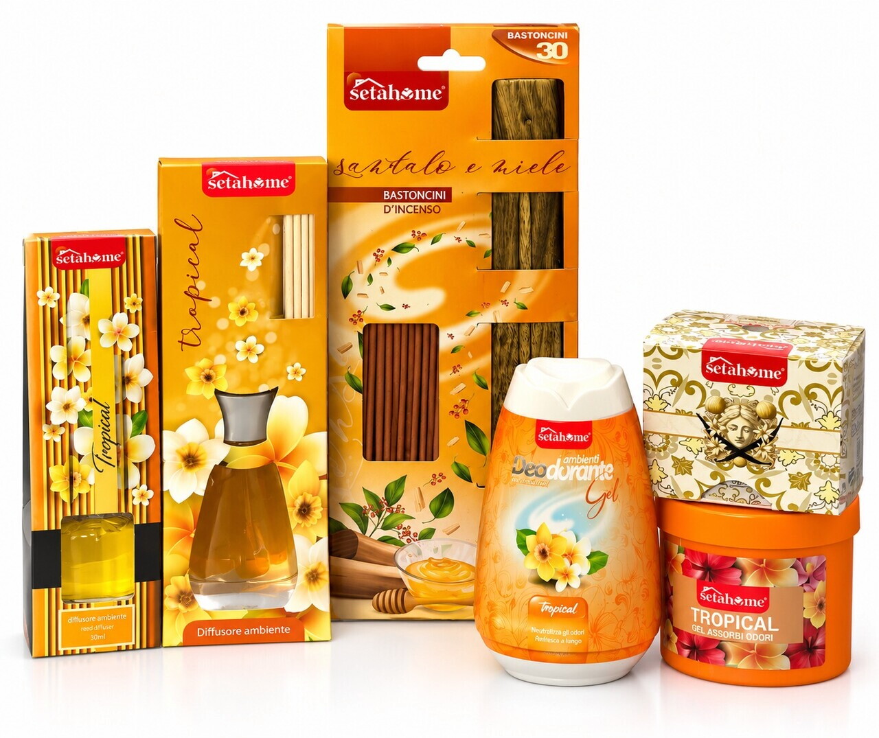 Pachet Odorizare Tropical, Santal cu Miere + CADOU