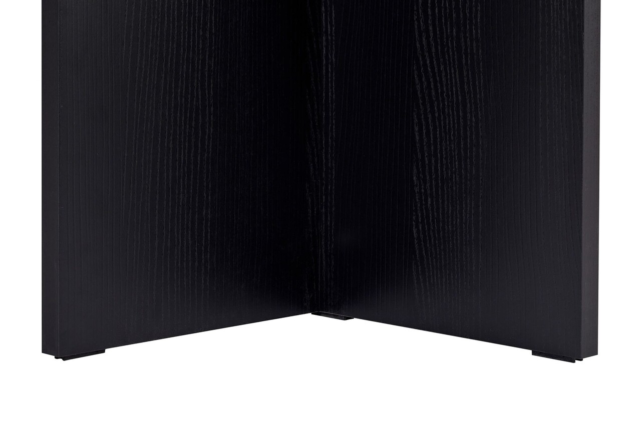 Masa, Nordure, Linza, 180x75x90 cm, Negru - imagine 8