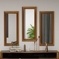 Set 3 oglinzi decorative, Siam, Lavia, MDF , Auriu