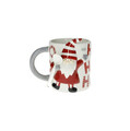Cana cu lingurita, Ho-Ho-Ho Santa Claus, Brandani, 9.5x14x13 cm, dolomit