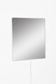 Oglinda cu Iluminare Led, Mirrorland, Square, Oglindă indestructibilă cu obturator, Alb