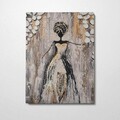 Tablou decorativ, OPG1212031495, Canvas, Cadru: 100% LEMN (grosime: 3 cm), Multicolor