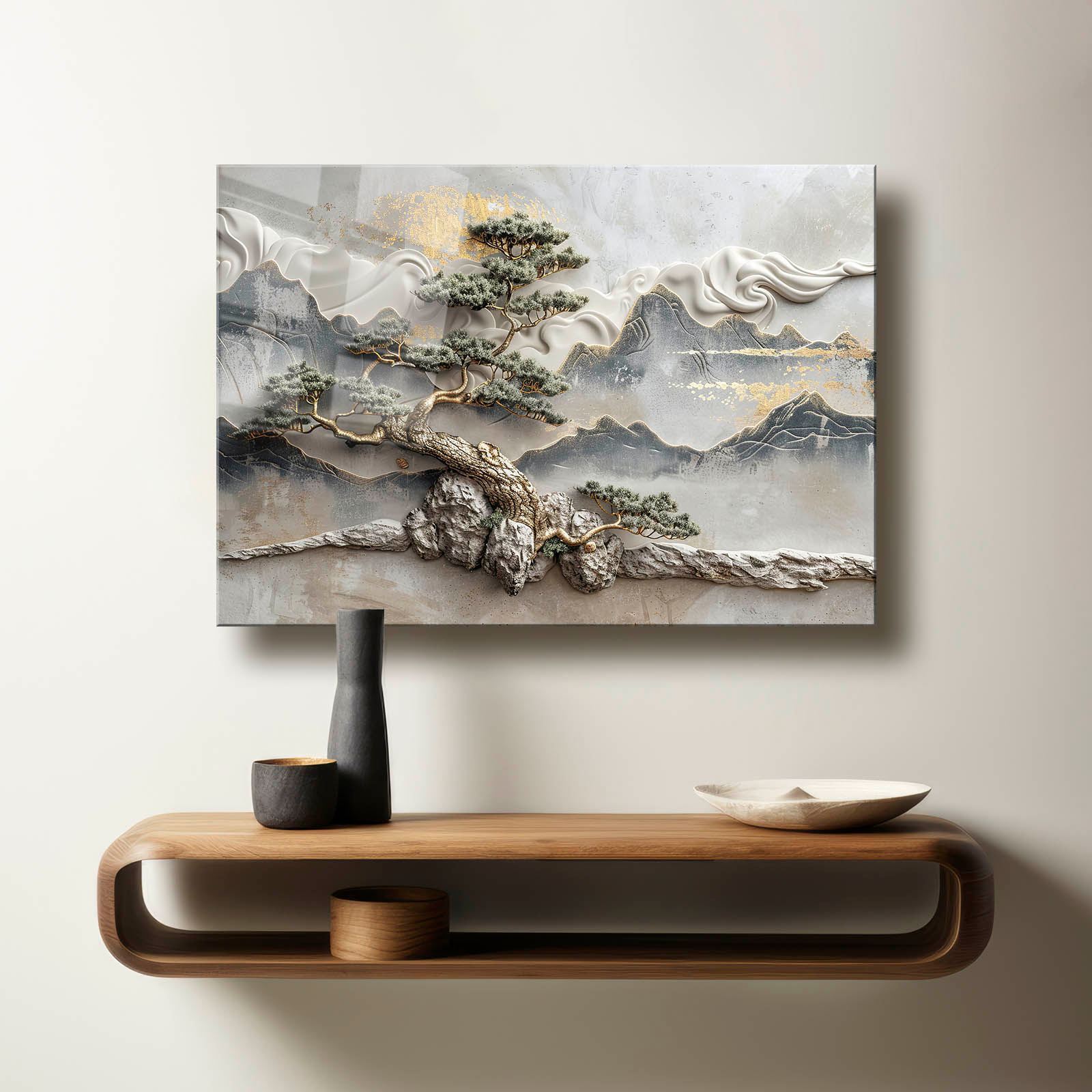Tablou decorativ, Camtbl-080, 70 x 100 cm, Multicolor