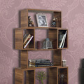 Corp biblioteca, Comforty, Box, 84x160x30 cm, Maro