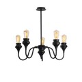 Lustra, Tatum, 584TTM1194, Metal, Negru