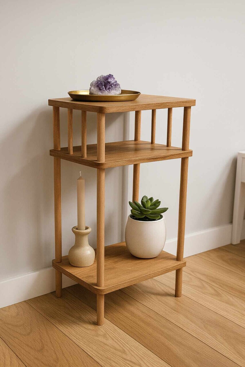 Noptiera Hanah Home Peka258 40x75x30 cm PAL Pin