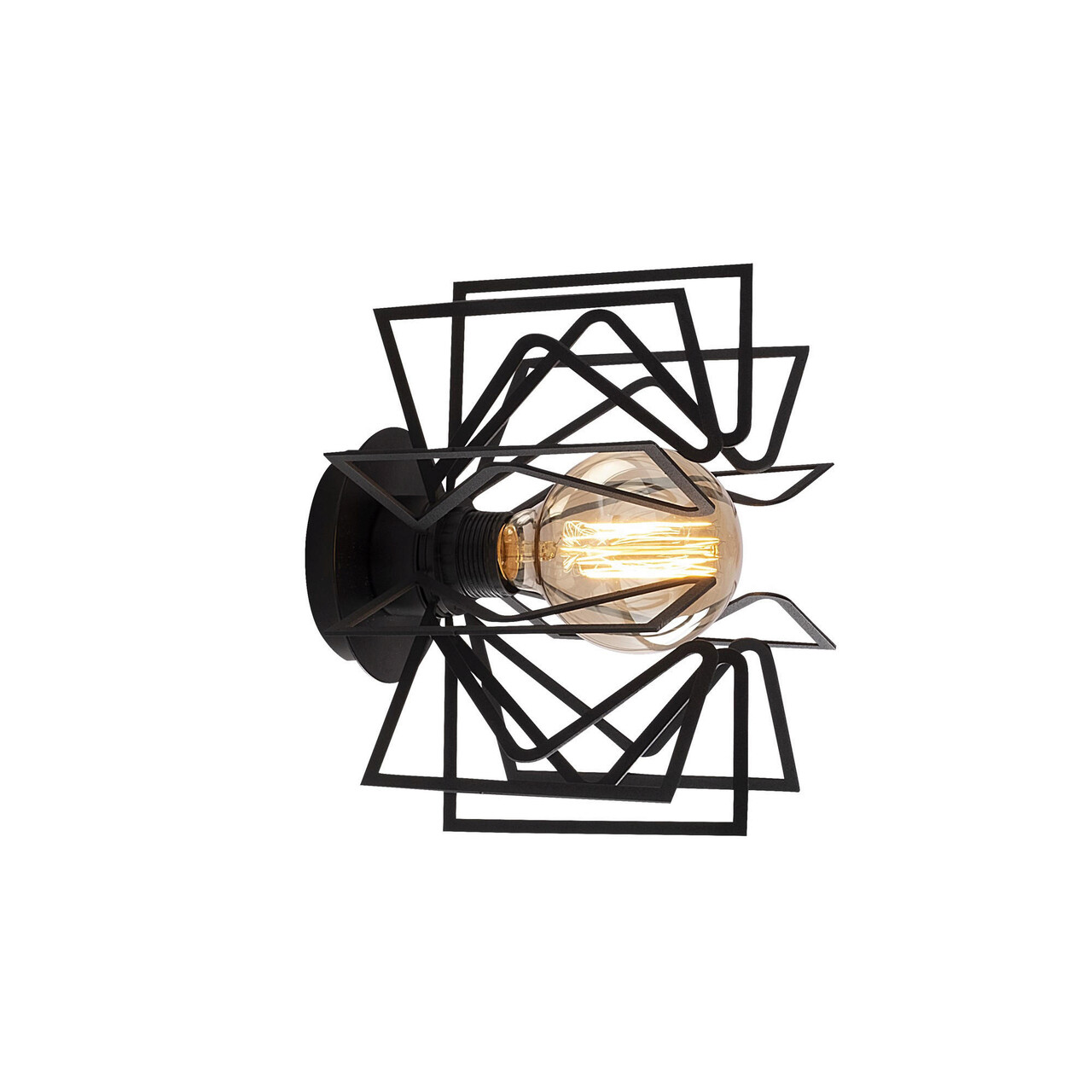 Aplica de perete, Alby, 525NOR3164, Metal, Negru - 2 | YEO