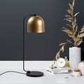 Lampa de masa, Epika - 12246, Fulgor, 17 x 22 x 60 cm, 1 x E14, 40W, auriu/negru