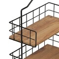 Raft pentru baie, Puqa Design, Else, 30x15x40 cm, PAL, Negru