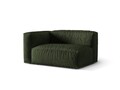 Modul stanga pentru canapea, 1 loc, Martina-120, Micadoni Home, 160x106x75 cm, catifea, verde