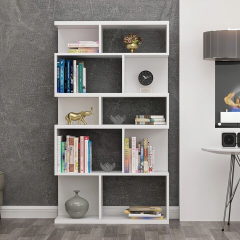 Corp biblioteca, Inarch, Ida, 90x159x30 cm, Alb Inarch