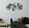 Decoratiune de perete Mody, Mauro Ferretti, 90 x 50 cm, fier