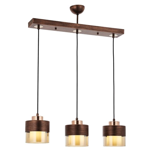 Lustra, av-4288-3y-cpr, avonni, 70 x 15 x 75 cm, 3 x e27, 60w, cupru
