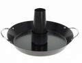 Suport barbeque, 30.5 x 25 x 3.8 cm, metal, negru