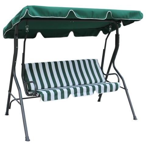 Balansoar cu 3 locuri, heinner, 177 x 110 x 146 cm, otel si poliester