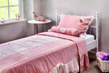 Set cuvertura de pat Young, Dream (90-100 Cm), Çilek, 60% bumbac/40% poliester