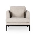 Fotoliu Pearl, Ndesign, 82x88x85 cm, lemn, crem