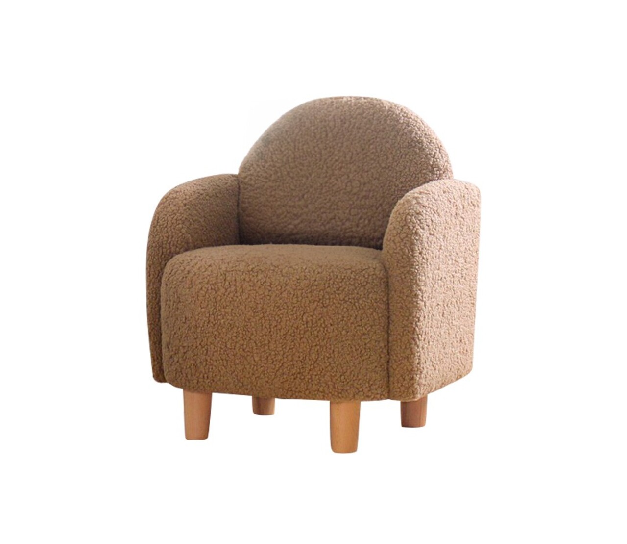 Fotoliu pentru copii, Atelier del Sofa, 209FLF1117, Cafeniu - imagine 6