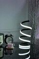Lampa de masa, Curlux, 509CRL1112, Aluminiu, Alb