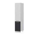 Dulap pentru bucatarie, Hanah Home, Minar, 45x222x58 cm, Alb / Antracit
