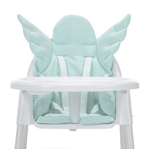Perna universala copii Baby Pad, Angel Wings, 60x63x5 cm, Bumbac, Verde menta mezoni.ro