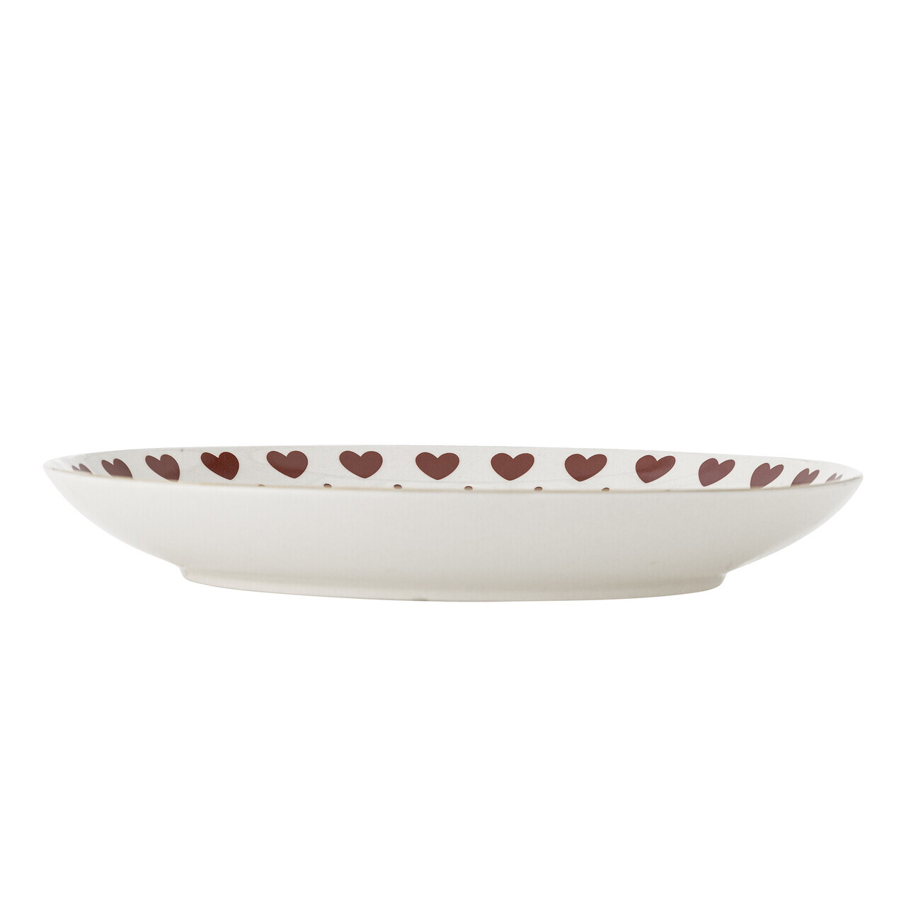 Farfurie intinsa, Bloomingville, Jolly Heats, 26.5x4 cm, ceramica, multicolor — imaginea 2