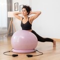 Minge pentru yoga, inel de stabilitate si benzi elastice de rezistenta, Ashtanball, InnovaGoods Fitness