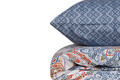 Lenjerie de pat dubla (DE), Grande - Blue, Cotton Box, Bumbac Ranforce