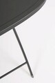 Set mobilier de gradina 3 piese Yvonne, Bizzotto, otel, finisaj mat, gri carbune
