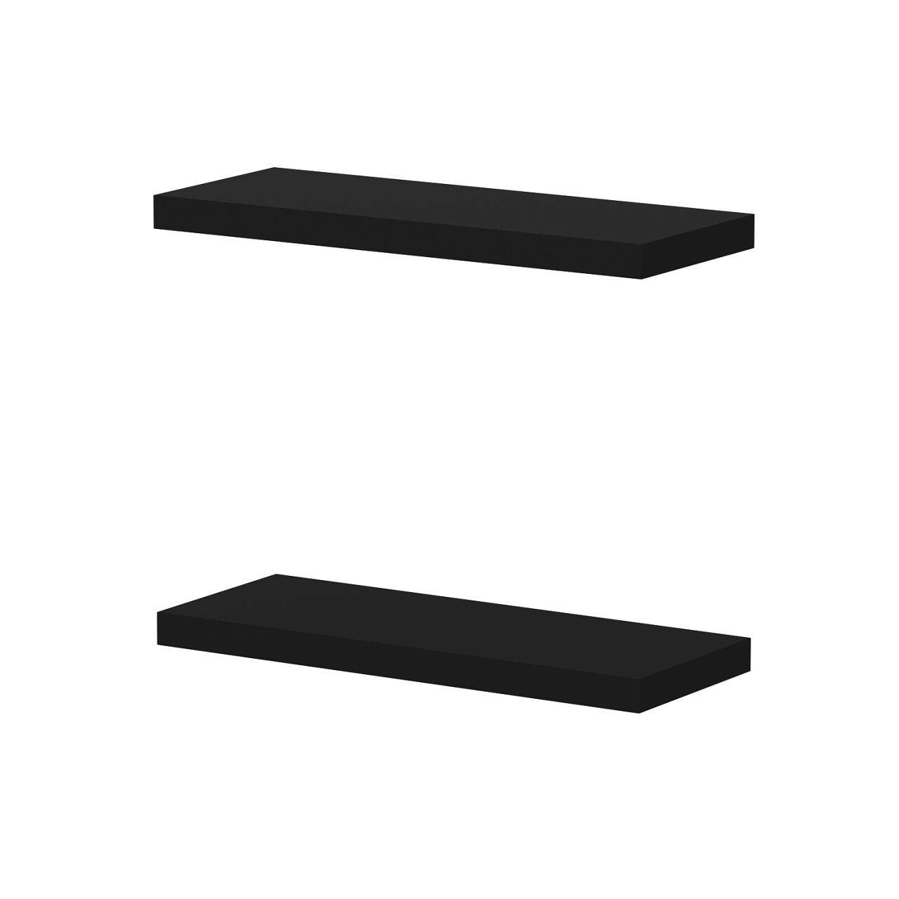 Raft de perete, Minerva, Gizli2 60, 60x3.6x23 cm, PAL, Negru