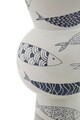 Vaza decorativa Fish Tall, Mauro Ferretti, 14x38.5 cm, ceramica, multicolor