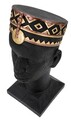 Statueta decorativa, Massai Man, Mauro Ferretti, 25 x 25 x 56 cm, polirasina, negru/multicolor