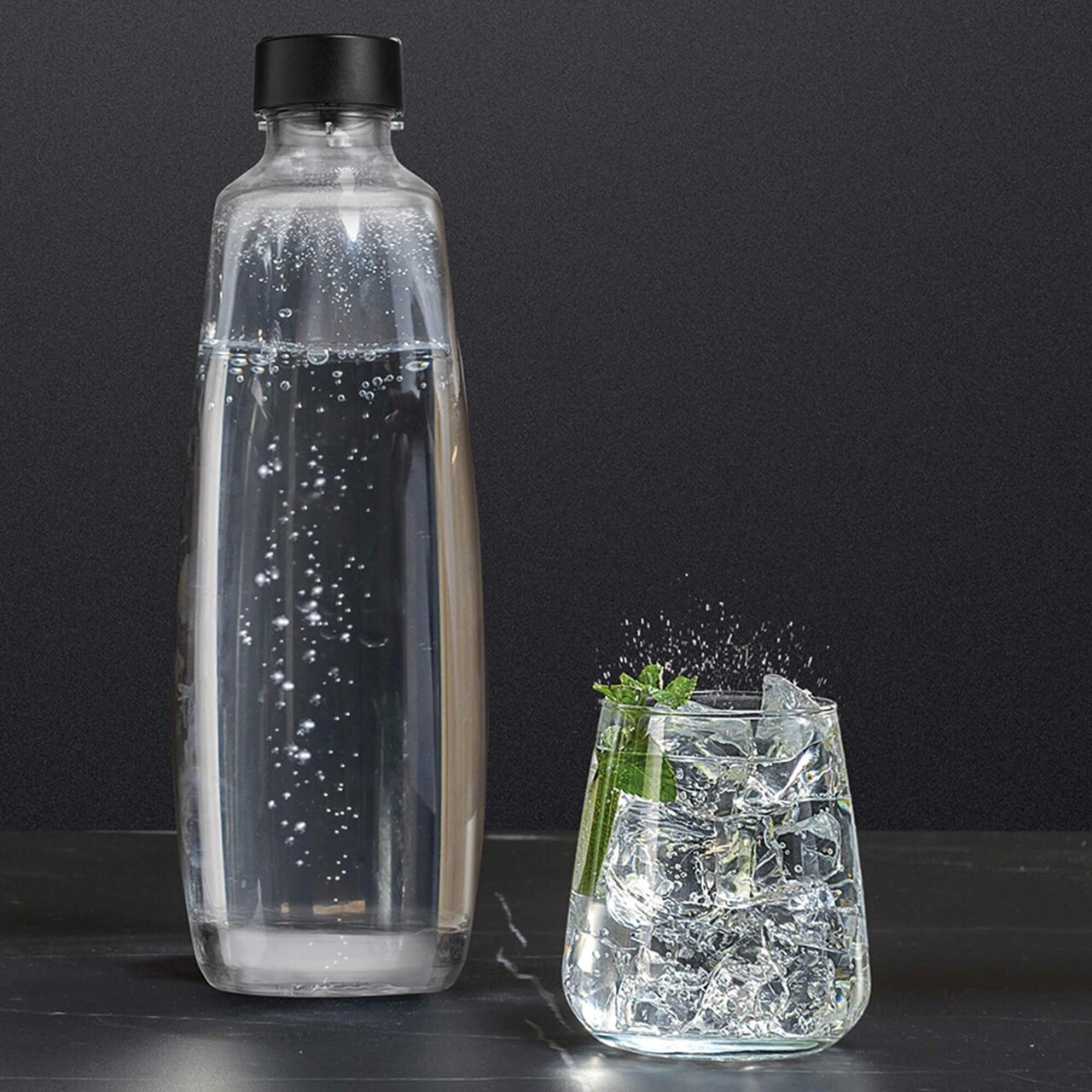 Carafa carbonatare, din sticla, pentru aparat Duo, 1L - SodaStream - imagine 2