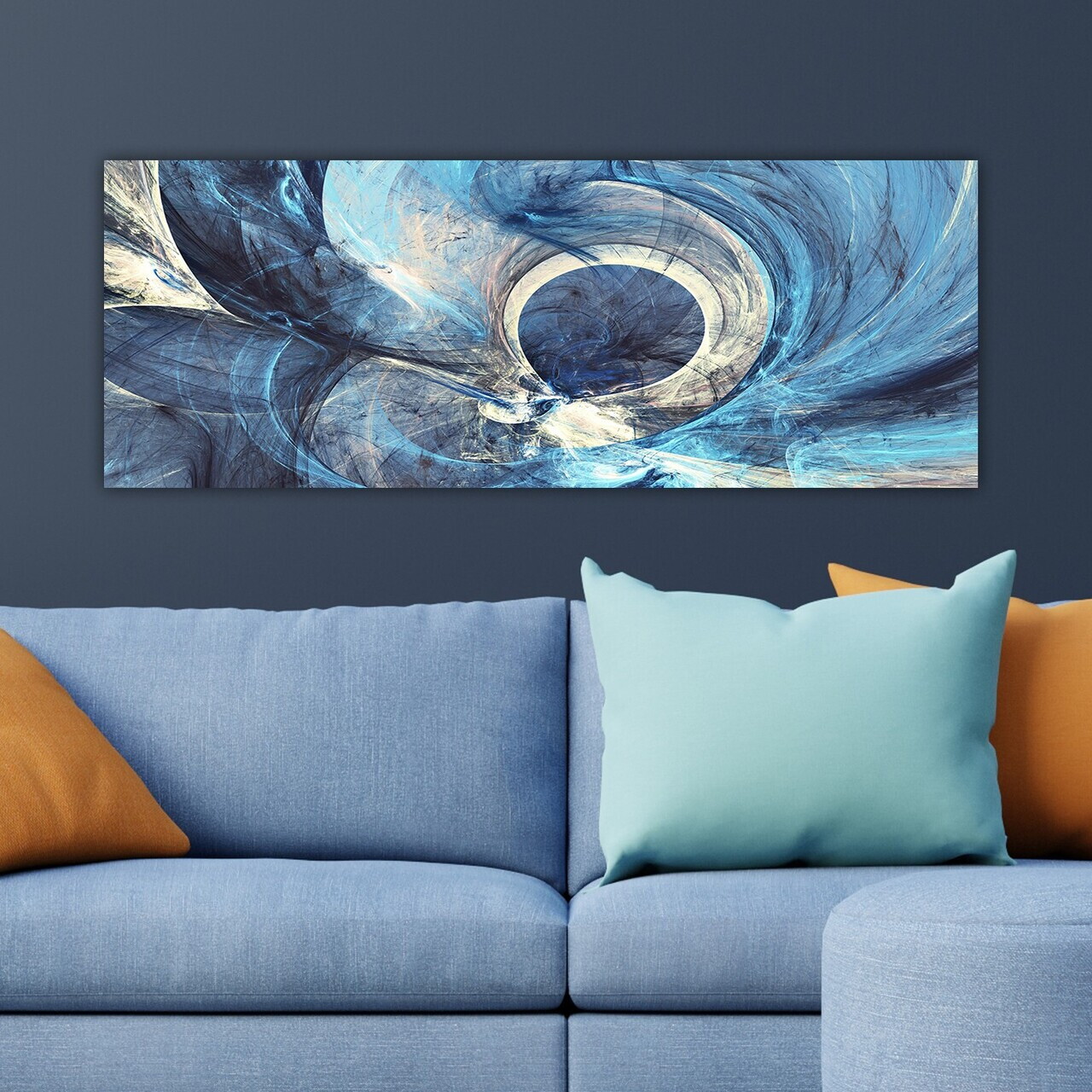 Tablou decorativ YTY586492415_3080 PÂNZĂ 30 x 80 cm Multicolor