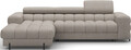Coltar extensibil dreapta 3 locuri ELTAP, LT-20ROY, Felro, 285x181x93 cm, lemn/poliester, bej