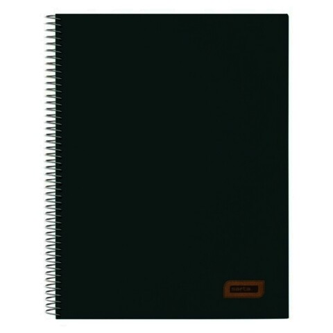 Caiet cu inele, safta, m064, a4, 120 foi, gri