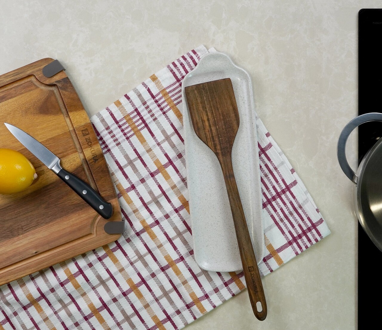 Spatula, lemn de acacia, 35 cm - Zokura - imagine 4