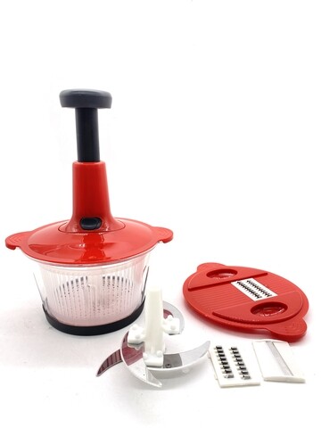 Tocator manual multifunctional bony, vanora, 16.5x30 cm, rosu