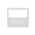 Dulap pentru bucatarie, Hanah Home, Minar, 90x87x58 cm, Alb / Antracit