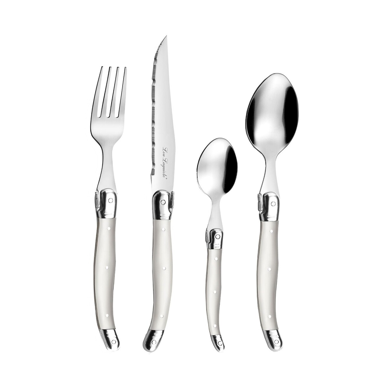 Set Tacamuri 24 Piese, Lou Laguile, Pearl, Inox