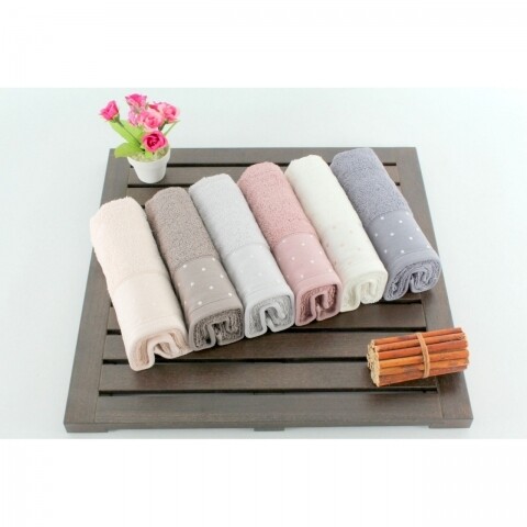Set 6 prosoape pitircik royal, 30 x 50 cm, 100% bumbac, multicolor