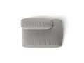 Modul dreapta pentru canapea, 2 locuri, Martina-169, Micadoni Home, 133x106x75 cm, tesatura structurata catifelata, gri deschis