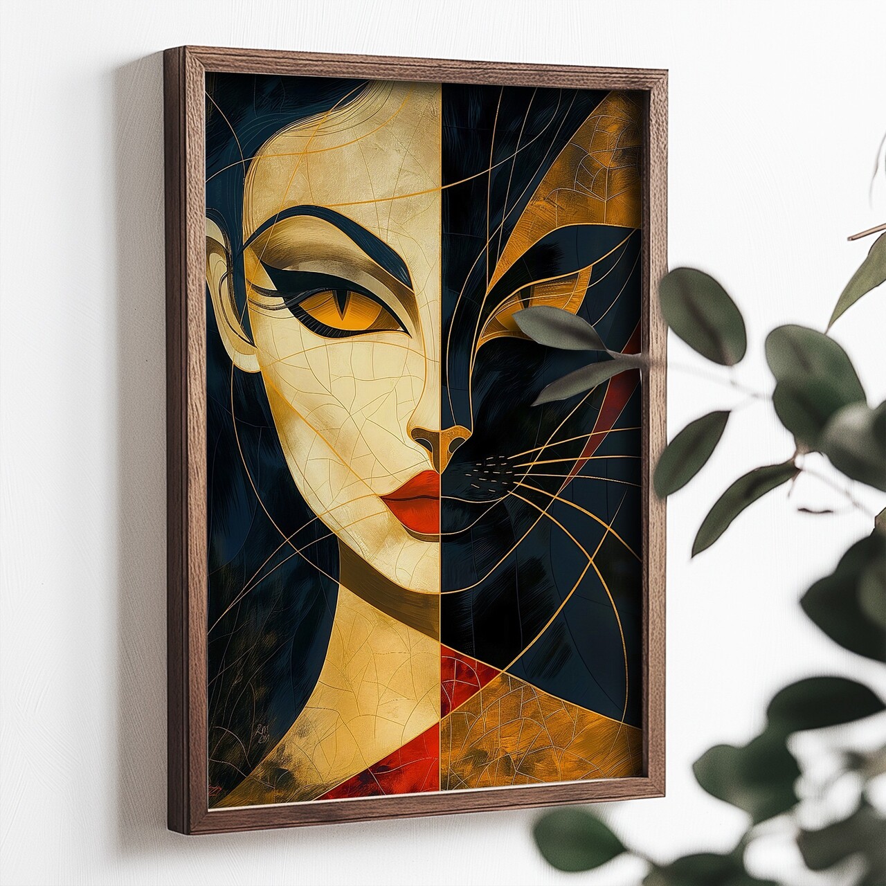 Tablou decorativ, TUN079-XL, Lemn, Multicolor - view 2