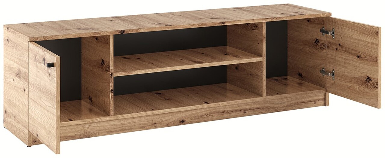 Comoda TV ADRK, Evi I, 160x40x48.5 cm, PAL laminat, artisan — imaginea 3